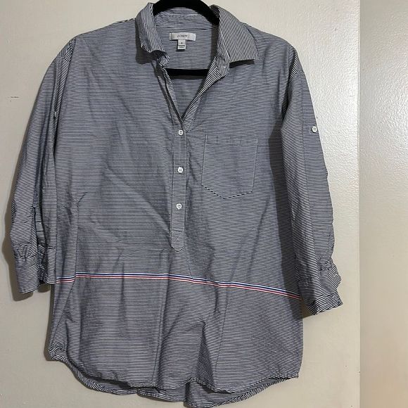 J Crew Pop Over shirt - Picture 1 of 5